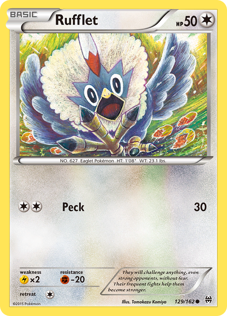 Rufflet (129/162) [XY: BREAKthrough] | Event Horizon Hobbies CA