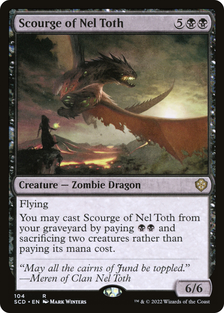 Scourge of Nel Toth [Starter Commander Decks] | Event Horizon Hobbies CA