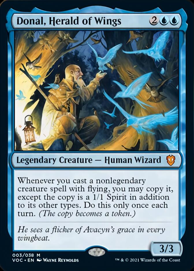 Donal, Herald of Wings [Innistrad: Crimson Vow Commander] | Event Horizon Hobbies CA