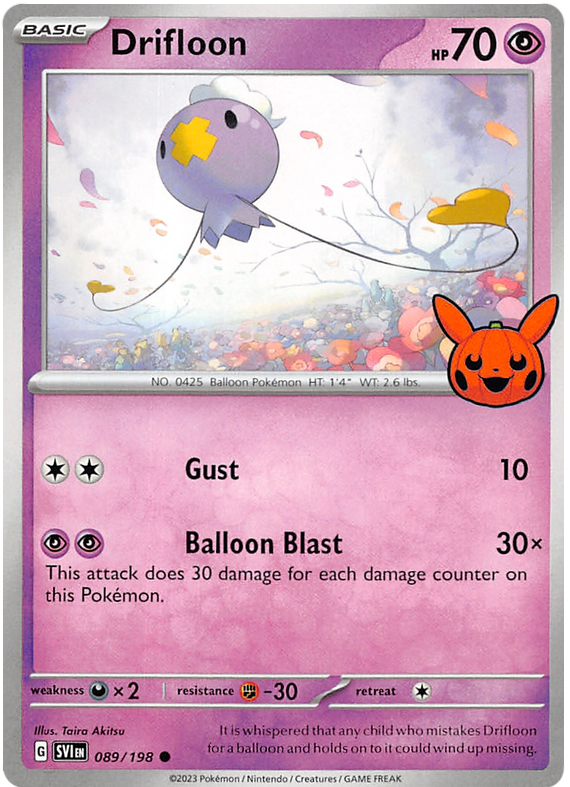 Drifloon (089/198) [Trick or Trade 2023] | Event Horizon Hobbies CA