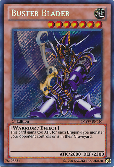 Buster Blader [LCYW-EN020] Secret Rare | Event Horizon Hobbies CA