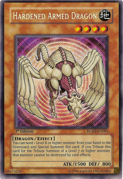 Hardened Armed Dragon [RGBT-EN083] Secret Rare | Event Horizon Hobbies CA