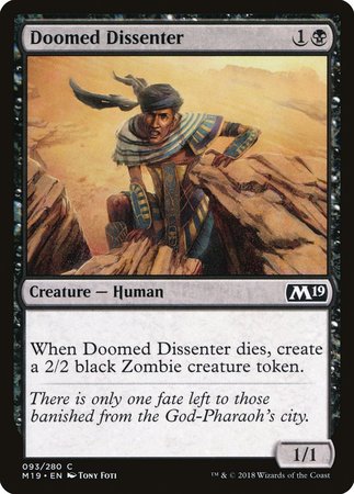 Doomed Dissenter [Core Set 2019] | Event Horizon Hobbies CA