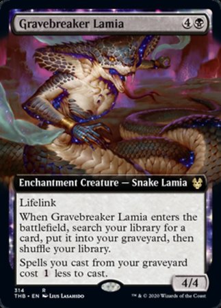 Gravebreaker Lamia (Extended Art) [Theros Beyond Death] | Event Horizon Hobbies CA