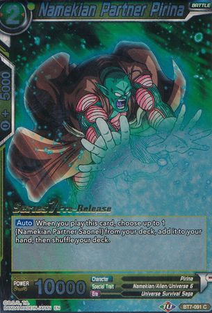 Namekian Partner Pirina (BT7-091_PR) [Assault of the Saiyans Prerelease Promos] | Event Horizon Hobbies CA