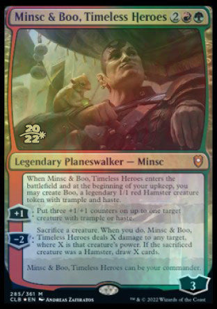 Minsc & Boo, Timeless Heroes [Commander Legends: Battle for Baldur's Gate Prerelease Promos] | Event Horizon Hobbies CA