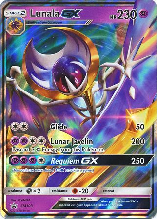 Lunala GX (SM103) (Jumbo Card) [Sun & Moon: Black Star Promos] | Event Horizon Hobbies CA