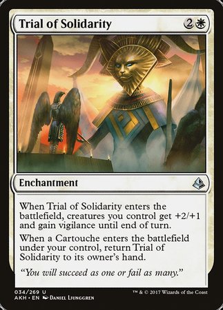 Trial of Solidarity [Amonkhet] | Event Horizon Hobbies CA