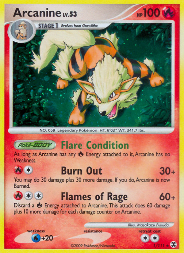 Arcanine (1/111) [Platinum: Rising Rivals] | Event Horizon Hobbies CA