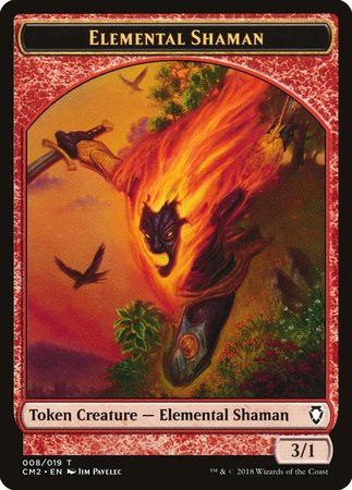 Elemental Shaman Token [Commander Anthology Volume II Tokens] | Event Horizon Hobbies CA