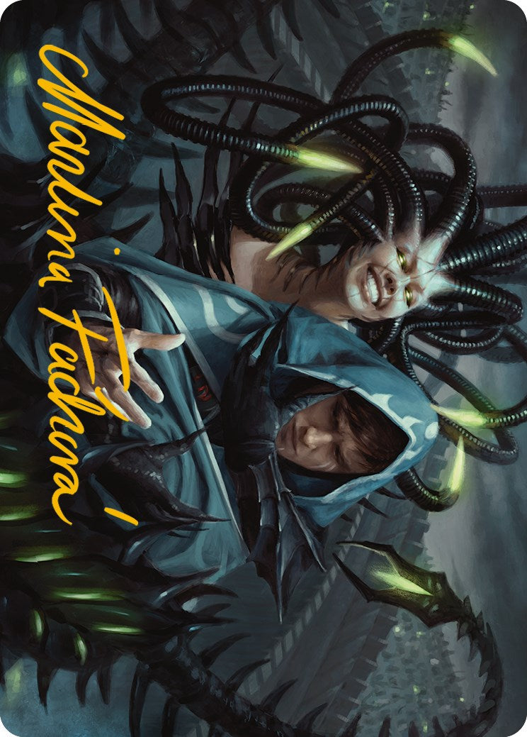 Phyrexian Arena Art Card (Gold-Stamped Signature) [Phyrexia: All Will Be One Art Series] | Event Horizon Hobbies CA