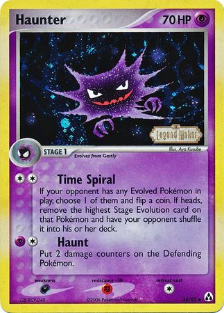 Haunter (35/92) (Stamped) [EX: Legend Maker] | Event Horizon Hobbies CA