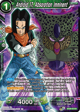 Android 17, Absorption Imminent (EX20-03) [Ultimate Deck 2022] | Event Horizon Hobbies CA