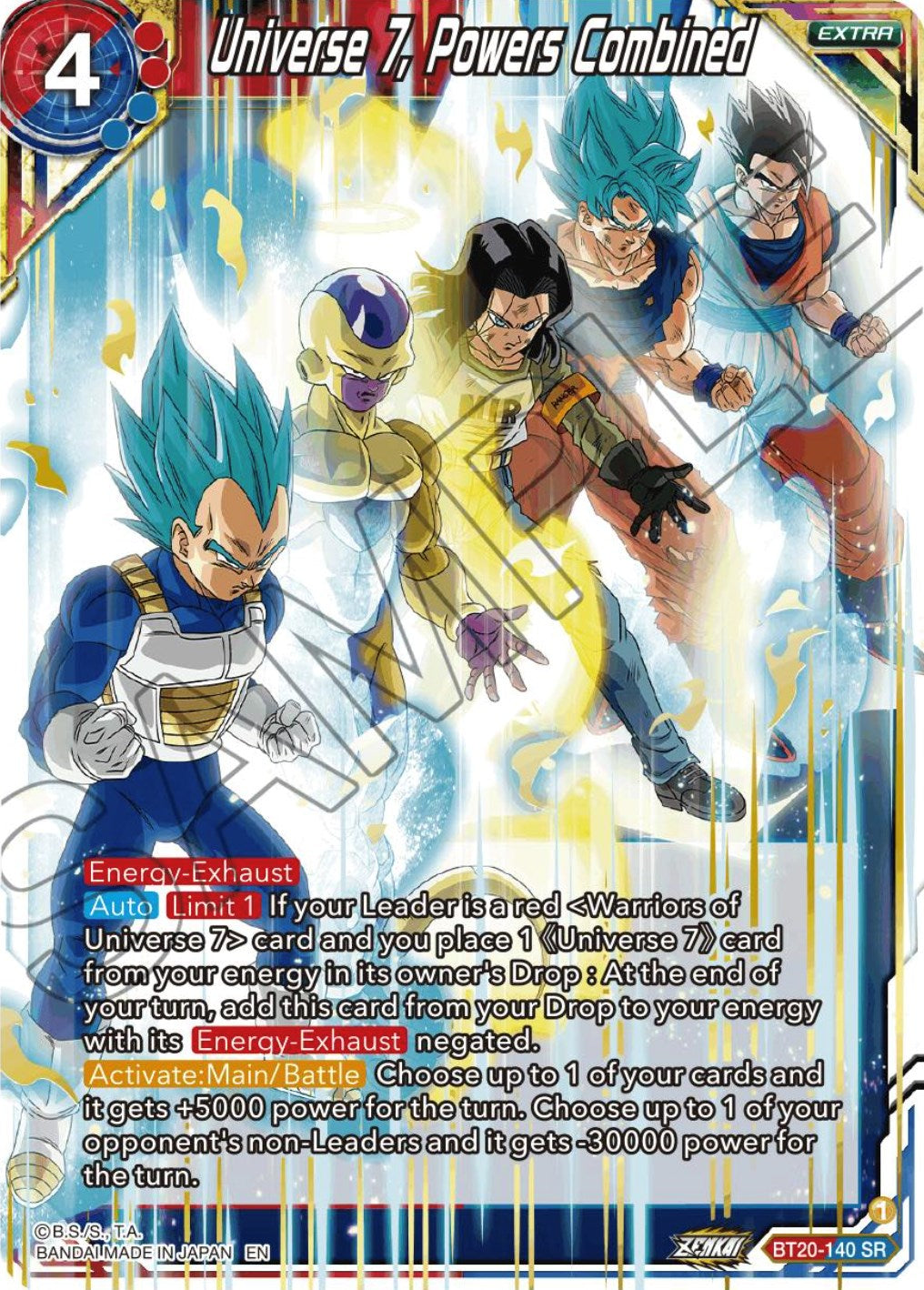 Universe 7, Powers Combined (BT20-140) [Power Absorbed] | Event Horizon Hobbies CA