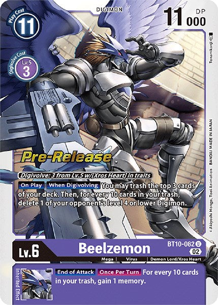Beelzemon [BT10-082] [Xros Encounter Pre-Release Cards] | Event Horizon Hobbies CA