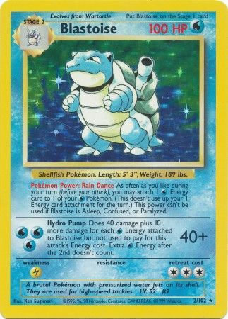 Blastoise (2/102) [Base Set Unlimited] | Event Horizon Hobbies CA