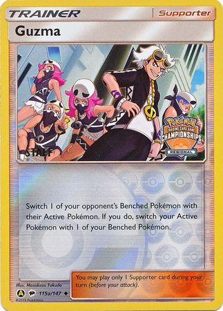 Guzma (115a/147) (Regional Championship Promo Staff) [Sun & Moon: Burning Shadows] | Event Horizon Hobbies CA