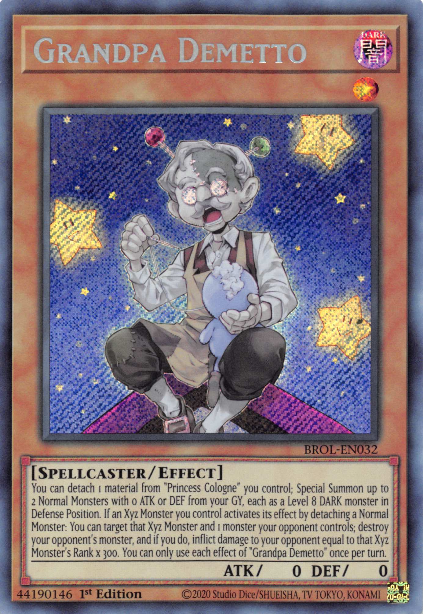 Grandpa Demetto [BROL-EN032] Secret Rare | Event Horizon Hobbies CA