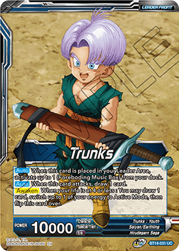 Trunks // Trunks, the Hero's Successor (BT14-031) [Cross Spirits] | Event Horizon Hobbies CA