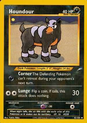 Houndour (43/105) [Neo Destiny Unlimited] | Event Horizon Hobbies CA