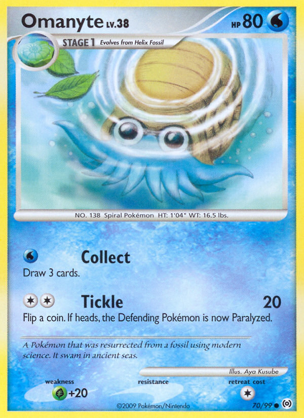 Omanyte (70/99) [Platinum: Arceus] | Event Horizon Hobbies CA