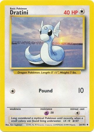 Dratini (26/102) [Base Set Unlimited] | Event Horizon Hobbies CA