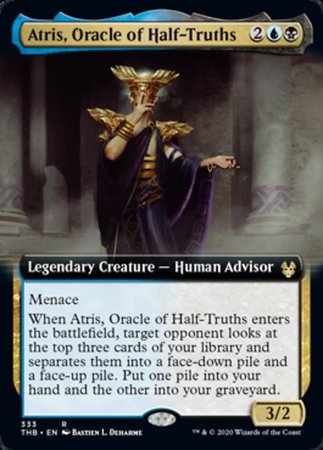 Atris, Oracle of Half-Truths (Extended Art) [Theros Beyond Death] | Event Horizon Hobbies CA