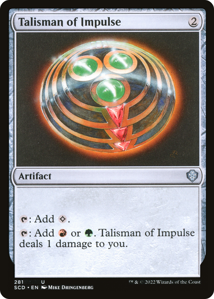 Talisman of Impulse [Starter Commander Decks] | Event Horizon Hobbies CA