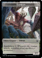 Eldrazi // Angel (4) Double-Sided Token [March of the Machine Commander Tokens] | Event Horizon Hobbies CA