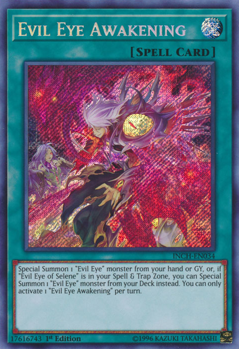 Evil Eye Awakening [INCH-EN034] Secret Rare | Event Horizon Hobbies CA