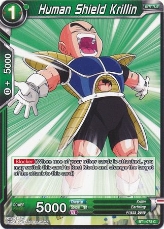 Human Shield Krillin (BT1-072) [Galactic Battle] | Event Horizon Hobbies CA