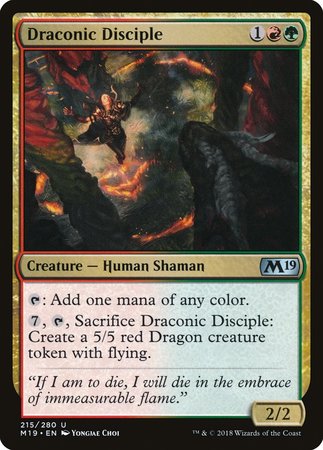 Draconic Disciple [Core Set 2019] | Event Horizon Hobbies CA