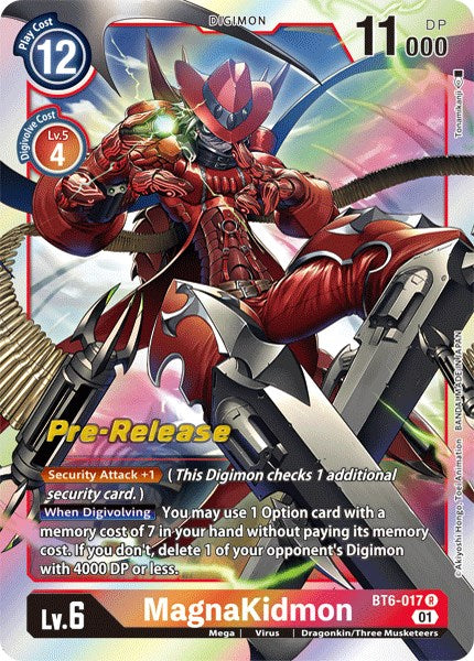 MagnaKidmon [BT6-017] [Double Diamond Pre-Release Cards] | Event Horizon Hobbies CA