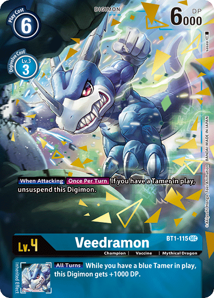 Veedramon [BT1-115] (Alternate Art) [Release Special Booster Ver.1.0] | Event Horizon Hobbies CA