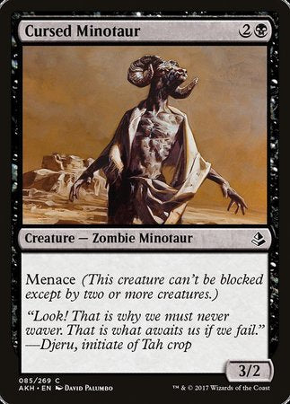 Cursed Minotaur [Amonkhet] | Event Horizon Hobbies CA