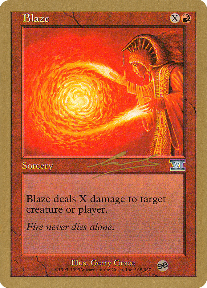 Blaze (Nicolas Labarre) [World Championship Decks 2000] | Event Horizon Hobbies CA