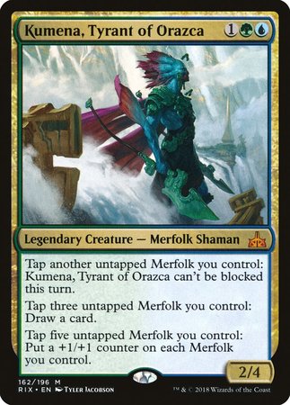 Kumena, Tyrant of Orazca [Rivals of Ixalan] | Event Horizon Hobbies CA