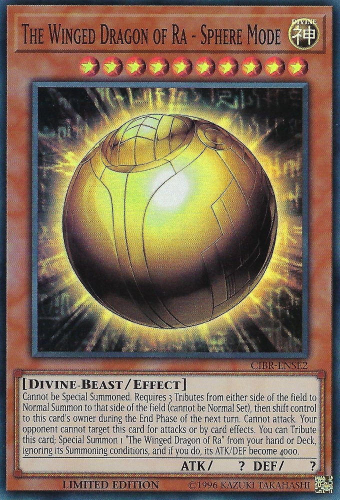 The Winged Dragon of Ra - Sphere Mode [CIBR-ENSE2] Super Rare | Event Horizon Hobbies CA