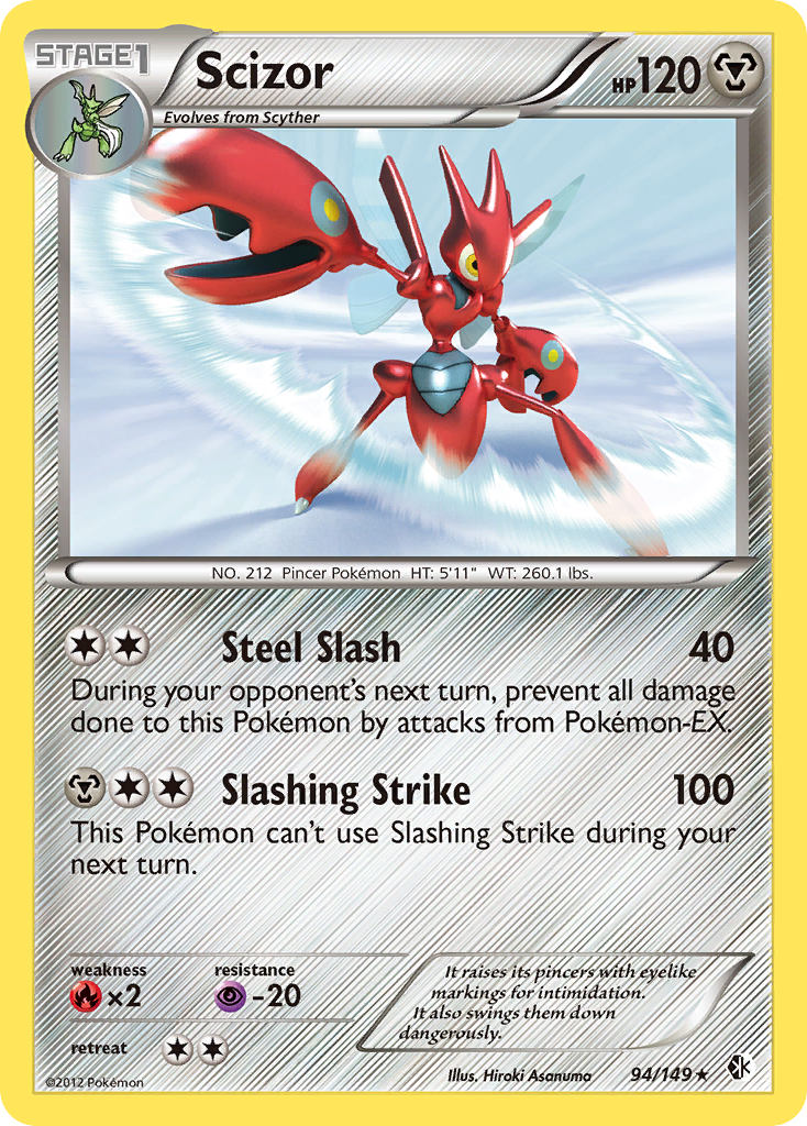 Scizor (94/149) [Black & White: Boundaries Crossed] | Event Horizon Hobbies CA