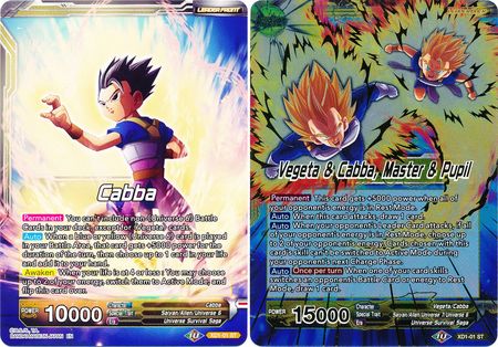 Cabba // Vegeta & Cabba, Master & Pupil (XD1-01) [Assault of the Saiyans] | Event Horizon Hobbies CA