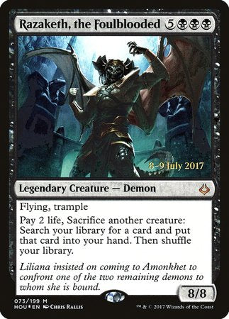 Razaketh, the Foulblooded [Hour of Devastation Promos] | Event Horizon Hobbies CA