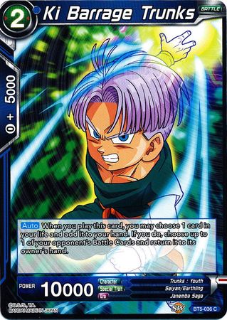 Ki Barrage Trunks (BT5-036) [Miraculous Revival] | Event Horizon Hobbies CA