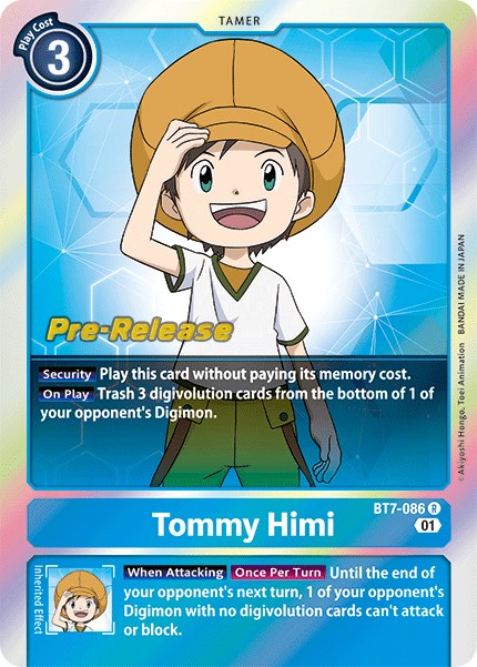 Tommy Himi [BT7-086] [Next Adventure Pre-Release Cards] | Event Horizon Hobbies CA