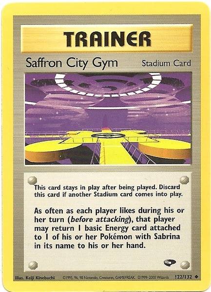 Saffron City Gym (122/132) [Gym Challenge Unlimited] | Event Horizon Hobbies CA