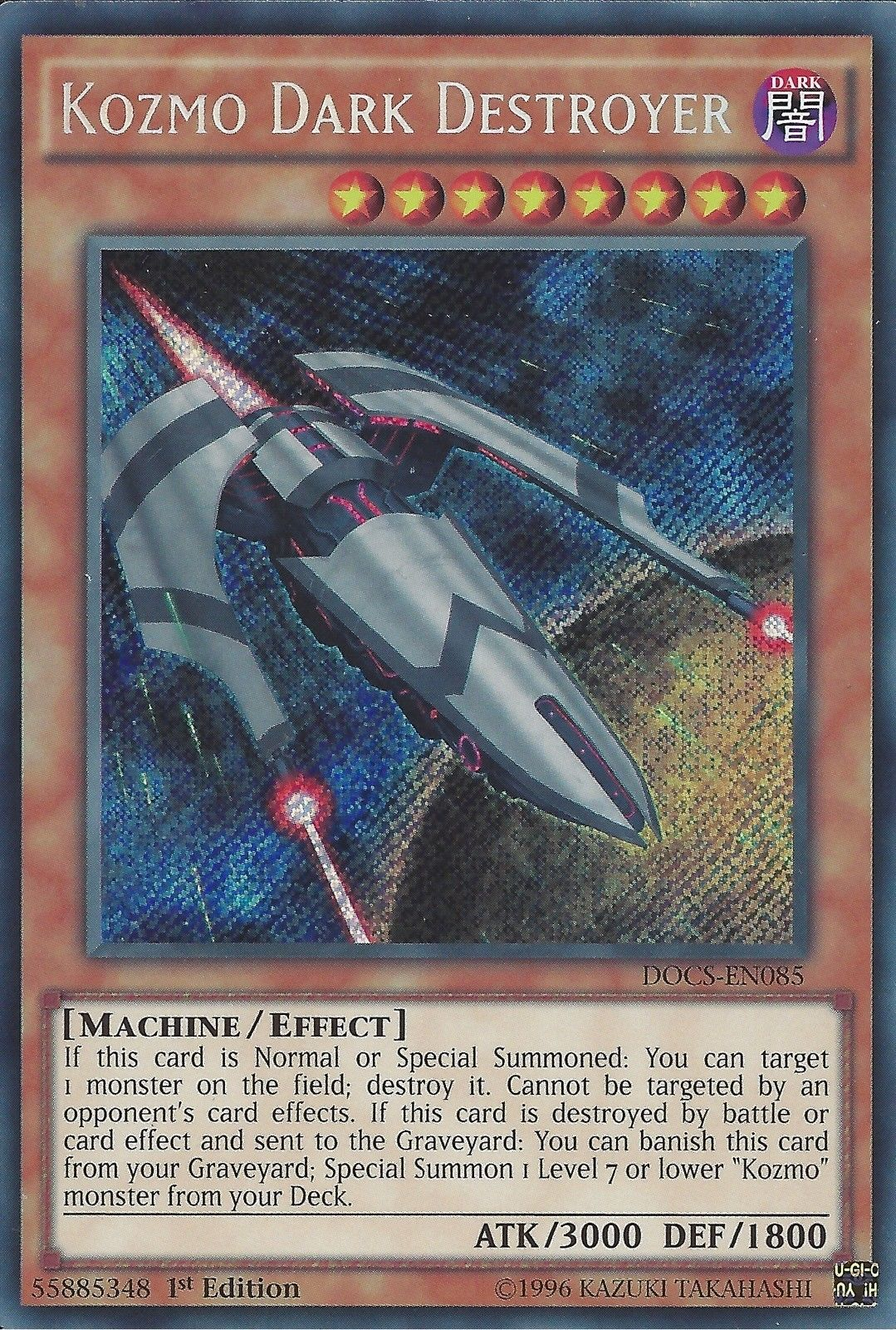 Kozmo Dark Destroyer [DOCS-EN085] Secret Rare | Event Horizon Hobbies CA