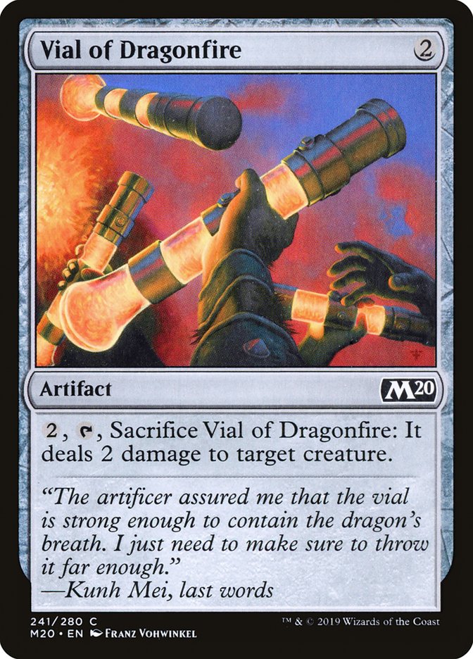 Vial of Dragonfire [Core Set 2020] | Event Horizon Hobbies CA