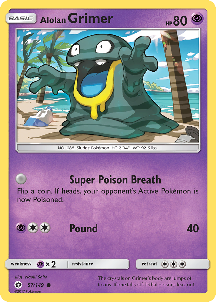 Alolan Grimer (57/149) [Sun & Moon: Base Set] | Event Horizon Hobbies CA