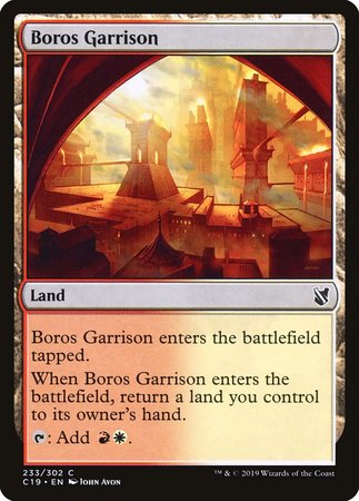 Boros Garrison [Commander 2019] | Event Horizon Hobbies CA