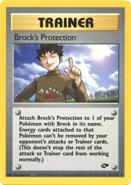 Brock's Protection (101/132) [Gym Challenge Unlimited] | Event Horizon Hobbies CA