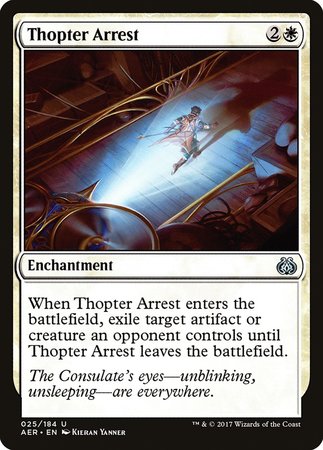 Thopter Arrest [Aether Revolt]